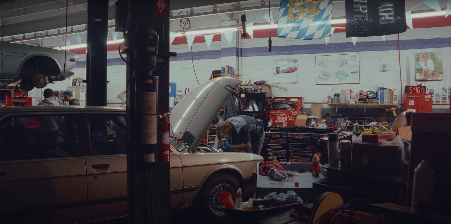BMW E28 Project for La Jolla Independent BMW