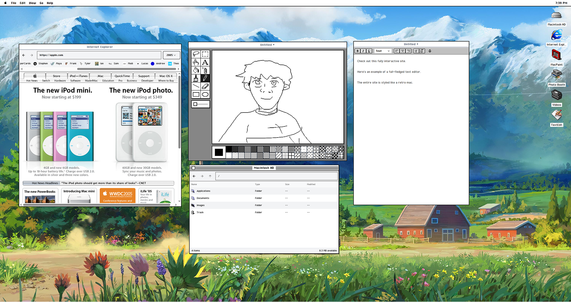 fiveOS screenshot